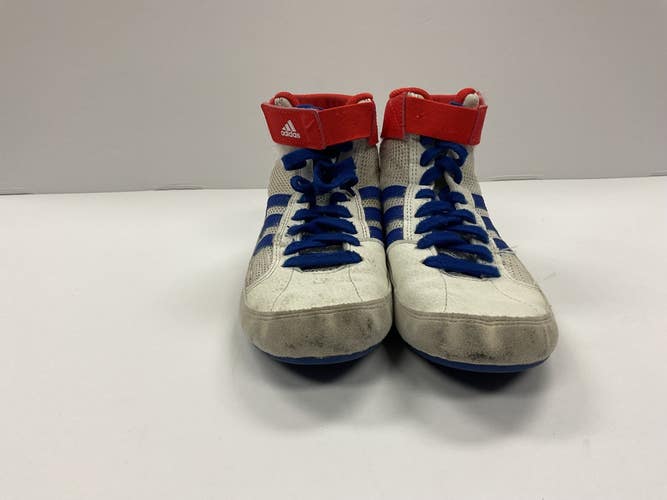Used Adidas G25909 Wrestling Shoes White Junior 02 11855-S000206632