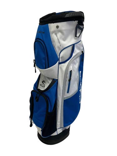 Used Cobra BLUE/WHITE CART BAG Mens Cart Bag White And Royal Blue 11692-S000153742