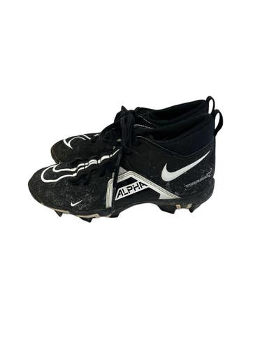 Used Nike ALPHA MENACE SHARK Jr FB Cleats Black Junior 05 11692-S000153758