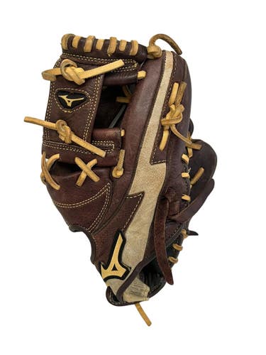 Used Mizuno FRANCHISE RH Throw Fastpitch Gloves Brown 11 1/2" 11692-S000153749