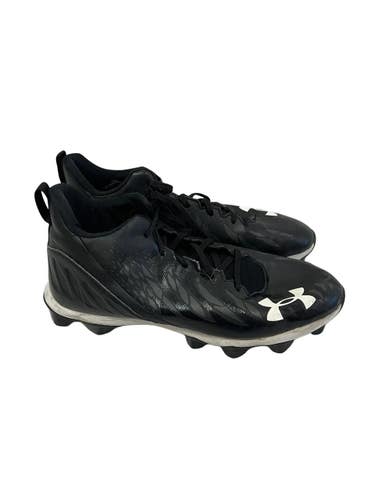 Used Under Armour SPOTLIGHT FRANCHISE Adult FB Cleats Black Senior 10 11692-S000153782