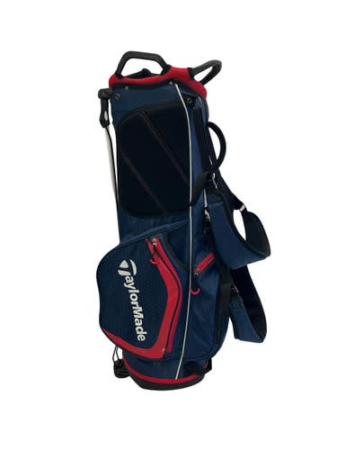 Used Taylormade STAND BAG Mens Stand Bag Black/Royal/Red 11692-S000153798