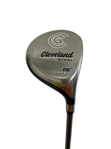 Used Cleveland STEEL OFFSET 15 Mens Fairway Wood RH 3 Wood 11692-S000153801