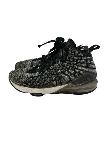 Used Nike LEBRON Basketball Shoes M Black And White Youth 07.0 11692-S000153703