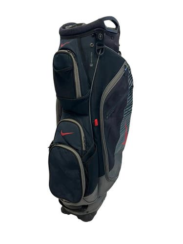 Used Nike BLACK/RED CART BAG Mens Cart Bag Black 11692-S000153736