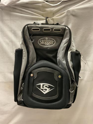 Used Louisville Slugger PLAYER BAG BB/SB Player Carry Bag Black 11490-S000273522