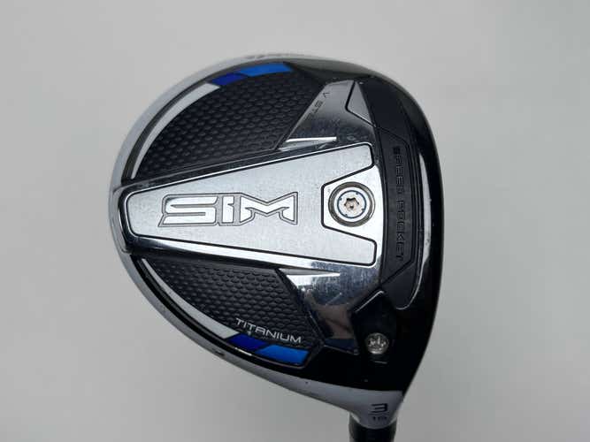 TaylorMade SIM Ti 3 Fairway Wood 15* HZRDUS Black TX 70g Tour XStiff RH