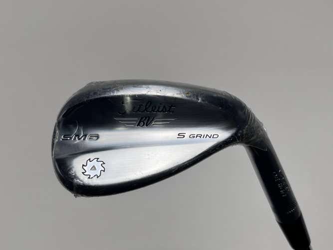 Titleist Vokey SM6 Tour Chrome Wedge 60* 10 Bounce S-Grind Wedge Steel RH NEW