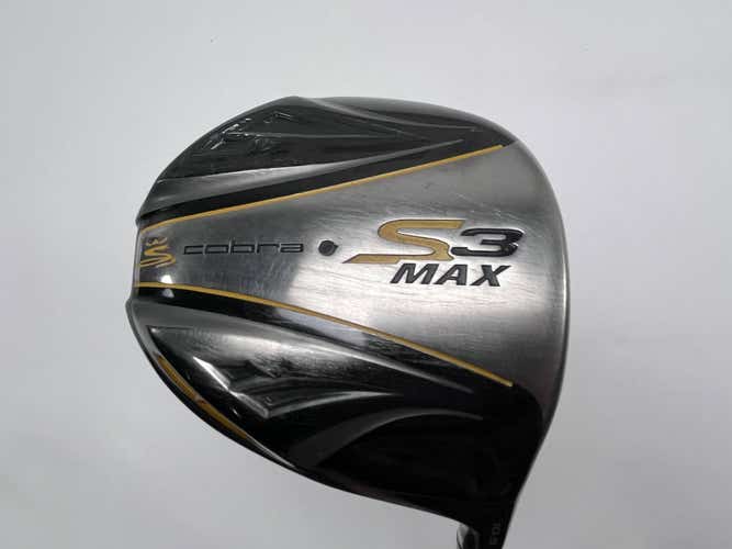 Cobra S3 Max Offset Driver 10.5* Fujikura Blur TX 005 Regular Graphite Mens RH