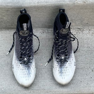 Men's Under Armour Spotlight High Top Molded Cleats (Used) like new Size 10