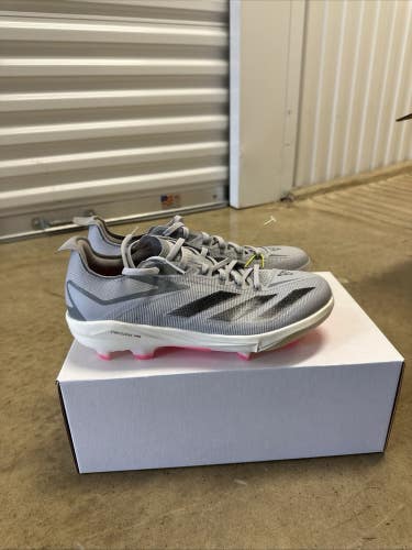 (230/14) Adidas Adizero Impact + Tpu Baseball Leat Grey/pink Men’s Size 9