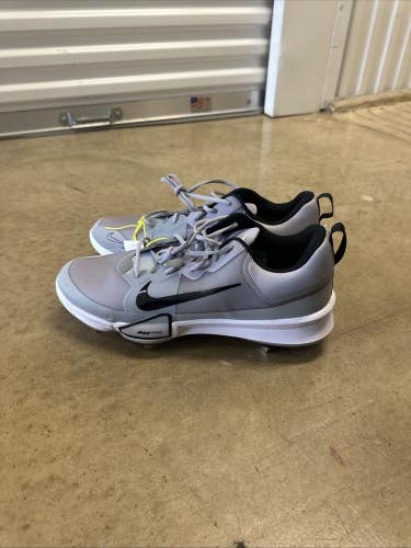 New Nike Force Trout 9 Elite Metal Baseball Cleats Gray FB2907-002 Mens Size 15
