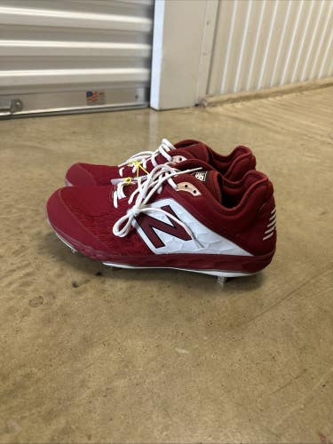 New Balance 3000v4 Metal Baseball Cleats Red Mens Size 15 Athletic