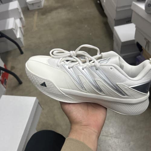Adidas Dame Certified 3 Low White/Black/Metallic Basketball Shoes Men's Size 9.5