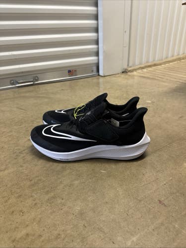 NEW Nike Air Zoom Pegasus 39 FlyEase Black White SJ7381-001 Men’s Size 15