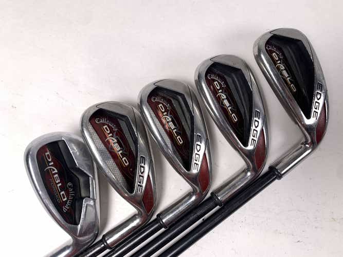 Callaway Diablo Edge Iron Set 7-PW+SW 75g Regular Graphite Mens RH
