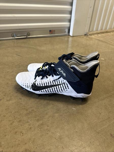 Nike Alpha Menace Pro 2 Mid Mens Size 15 Football Cleats Navy