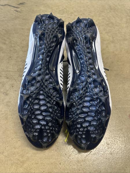 Nike Alpha Menace Pro 2 Mid Mens Size 15 Football Cleats Navy