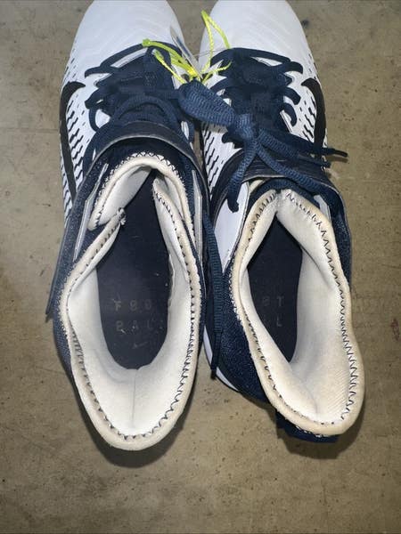 Nike Alpha Menace Pro 2 Mid Mens Size 15 Football Cleats Navy