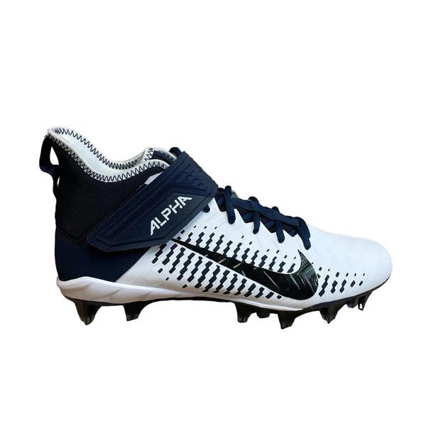 Nike Alpha Menace Pro 2 Mid Mens Size 15 Football Cleats Navy
