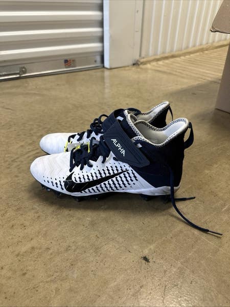 Nike Alpha Menace Pro 2 Mid Mens Size 11 Football Cleats Navy