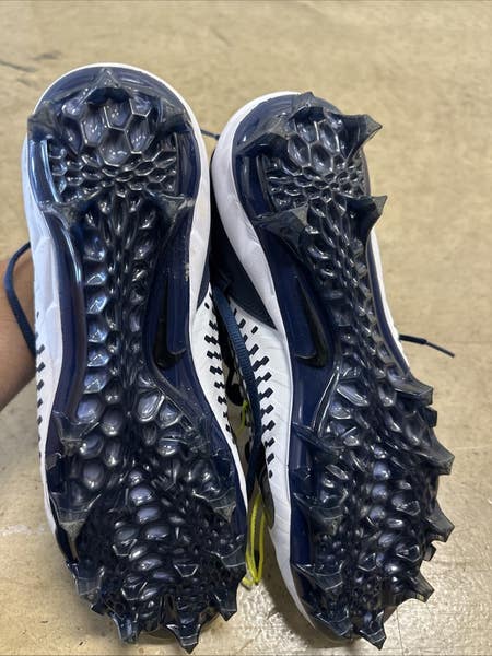 Nike Alpha Menace Pro 2 Mid Mens Size 11 Football Cleats Navy