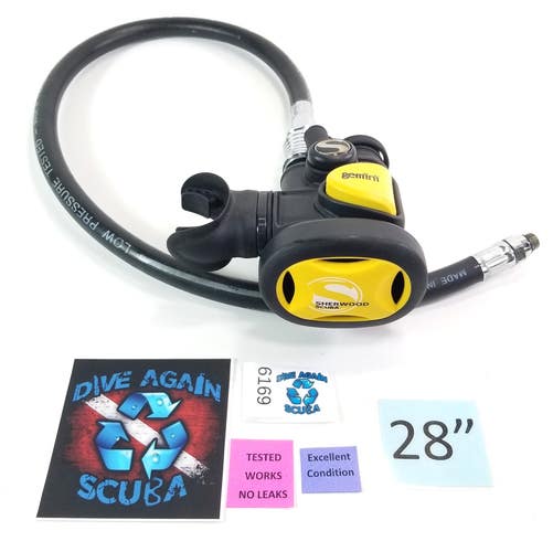 Sherwood Gemini Safe Second BC BCD Alternate Octo Inflator Scuba Dive Regulator