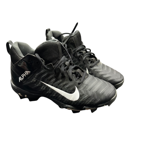 Used Nike ALPHA CLEAT BB/SB Cleats Black Junior 04.5 11375-S000379520