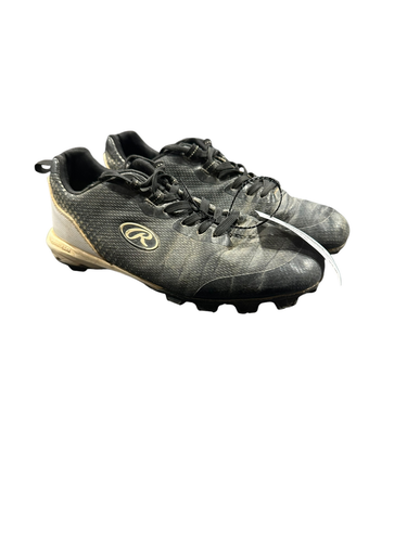 Used Rawlings BB/SB Cleats Black Junior 05 11375-S000379399