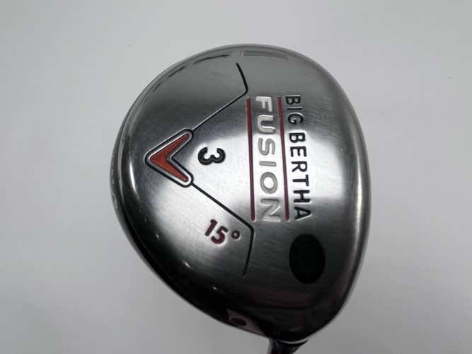Callaway Big Bertha Fusion 3 Fairway Wood 15* Aldila NVS Orange 55g Stiff RH