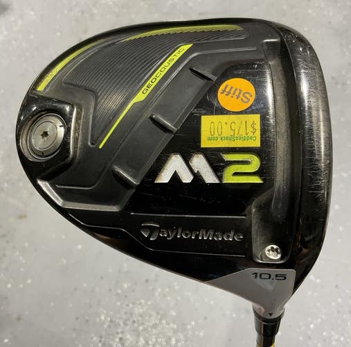TaylorMade M2 10.5 Driver 45" ALDILA ROGUE MAX 65 Stiff Flex Graphite MRH USED