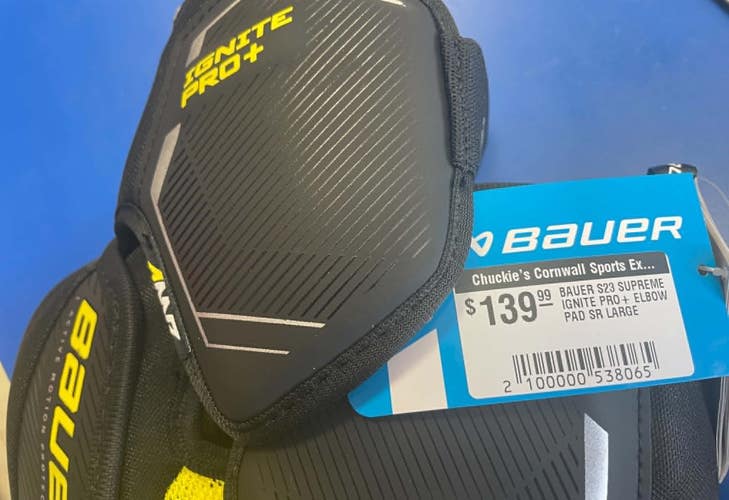 NEW! Bauer Supreme Ignite Pro+ Senior Elbow Pads