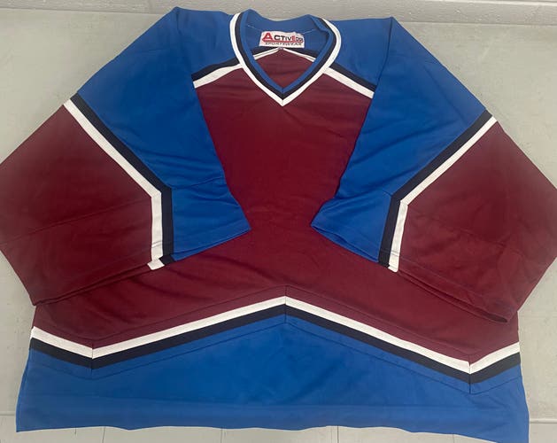 Colorado Avalanche colors goalie Jersey