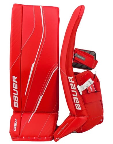 Bauer Red GSX Goalie Leg Pads (New)- JR