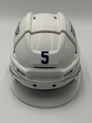 Used Large Toledo Walleye CCM Tacks 910 Helmet Pro Stock