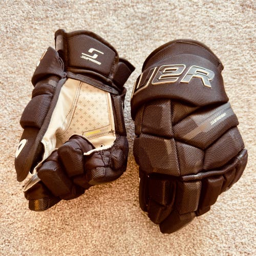 Bauer Supreme Mach Ice Hockey Gloves - 14” - Black