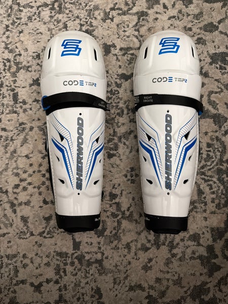 Senior Sher-Wood Code TMP2 Shin Pads (New)