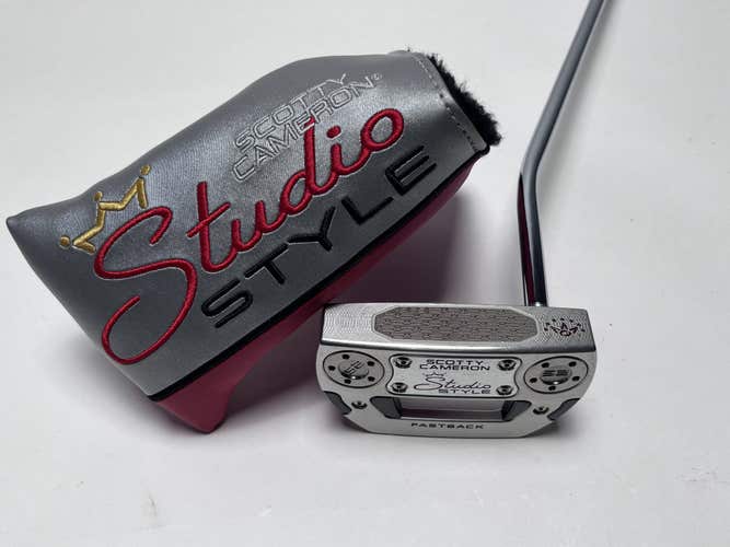 Scotty Cameron Studio Style Fastback 2025 Putter 38" SuperStroke Flatso 17 RH HC