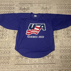 USA Hockey Atlantic District Quebec 2022 Jersey Size Large