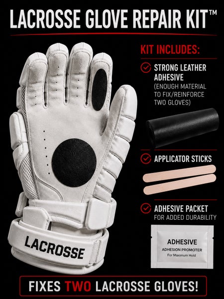 Lacrosse Glove Repair Kit™ (New) — Repair Worn Palms in Minutes!