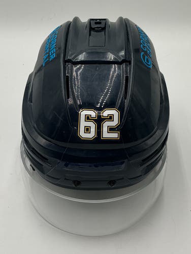 Used Navy Toledo Walleye Bauer Re-Akt 85 Helmet