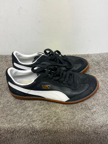 Puma Super Liga Men’s Sz 8 Black White Indoor Soccer Shoes 356999-09 NEW NO BOX