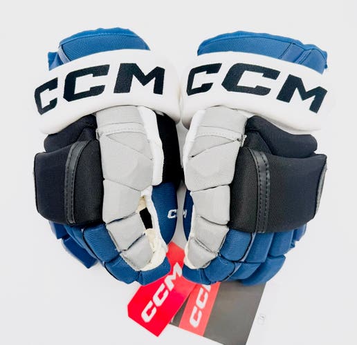 New Tampa Bay Lightning CCM HG12 NHL Hockey Gloves-13"