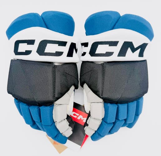 New Tampa Bay Lightning CCM Tacks XF Pro NHL Hockey Gloves-14”
