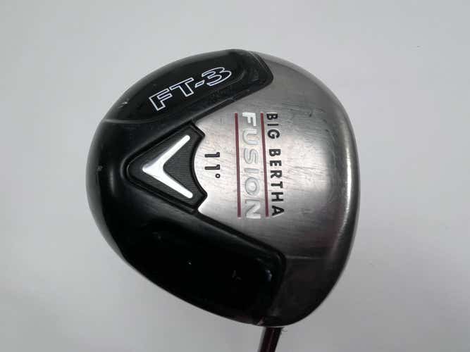 Callaway Fusion FT-3 Driver 11* Aldila NVS 55g Ladies Graphite Womens RH