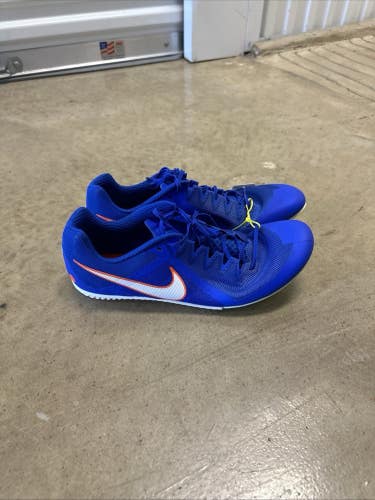 Nike Zoom Rival Racer Blue Safety Orange Men's Size 14 Track & Field