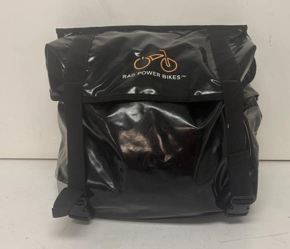 Rad Power Bikes Ballard Waterproof Cargo Bag 1.0 Black Fast Shipping