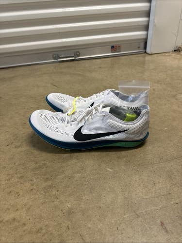 Size 15 - Nike ZoomX Dragonfly 2 Elite White Bright Spruce Green FZ9315-102
