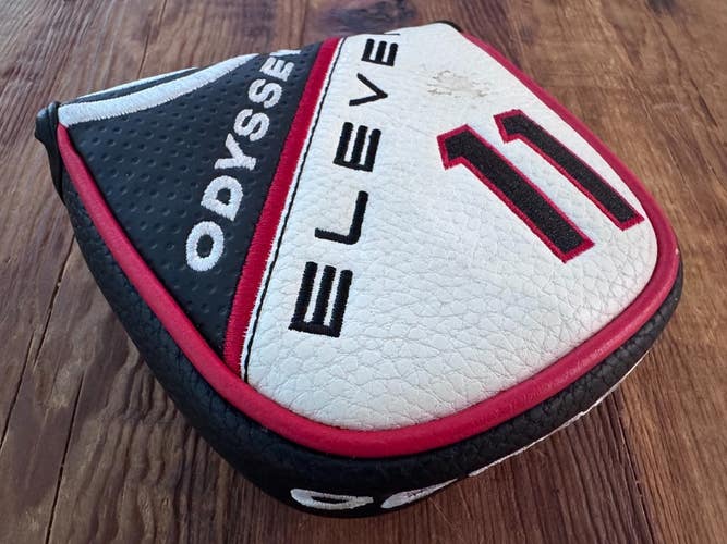 Odyssey Eleven 11 Mallet White and Black Head Cover 0705