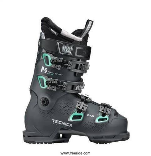 NEW Tecnica Mach Sport LV 85 W GW Ski Boots - Grey - 2024 - 24.5